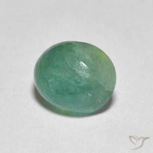 1.40 ct Turquoise Grandidierite Stone, Natural Grandidierite in Oval Cabochon Shape for Sale
