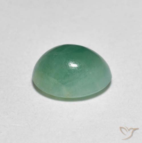 Grandidierite Gemstone in 8.3 x 6.7 mm Size for Sale, Grandidierite Stone in Bluish Green Color