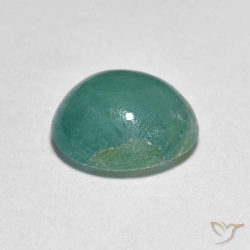 Grandidierite Gemstone in 9.6 x 8.4 mm Size for Sale, Grandidierite Stone in Greenish Blue Color