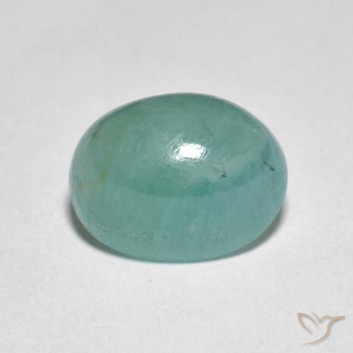 3.09ct Natural Green-Blue Grandidierite, Oval, Translucent