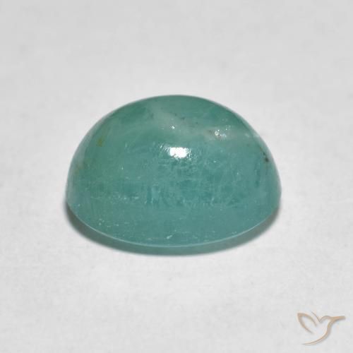 Grandidierite Gemstone in 9.6 x 7.4 mm Size for Sale, Grandidierite Stone in Green-Blue Color