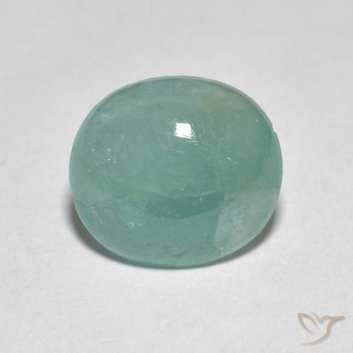 3.09 ct Blue Green Grandidierite, 9.8 x 8.8 mm Oval Cut From Madagascar, Photo A