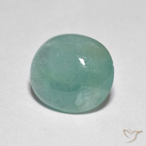 3.09 ct Turquoise Grandidierite Stone, Natural Grandidierite in Oval Cabochon Shape for Sale