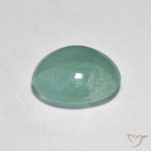 Grandidierite Gemstone in 9.8 x 8.8 mm Size for Sale, Grandidierite Stone in Light Blue Green Color