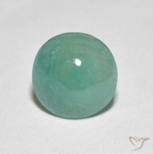 1.64ct Natural Green Blue Tone Grandidierite, Round, Translucent