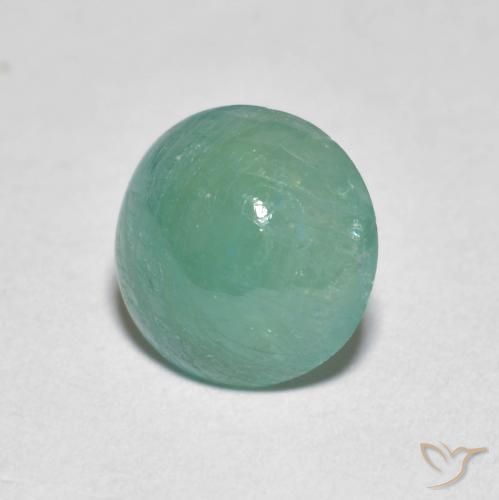 1.64 ct Turquoise Grandidierite Stone, Natural Grandidierite in Round Cabochon Shape for Sale