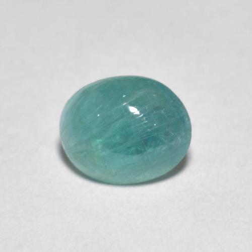 Deep Blue Green Grandidierite Gem - 0.8ct Oval Cabochon (ID: 603003)