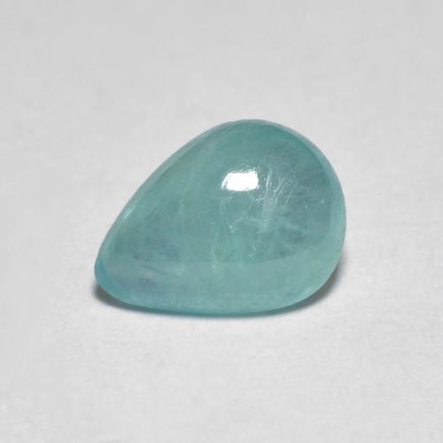 0.96 ct Turquoise Grandidierite Gemstone, Grandidierite Gem in Pear Cabochon Shape for Sale.