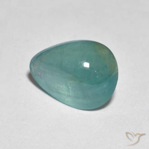 2.17 ct Blue Green Grandidierite, 9.5 x 7.2 mm Pear Cut From Madagascar, Photo A