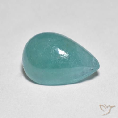 3.53 ct Blue Green Grandidierite, 12.4 x 8.5 mm Pear Cut From Madagascar, Photo A