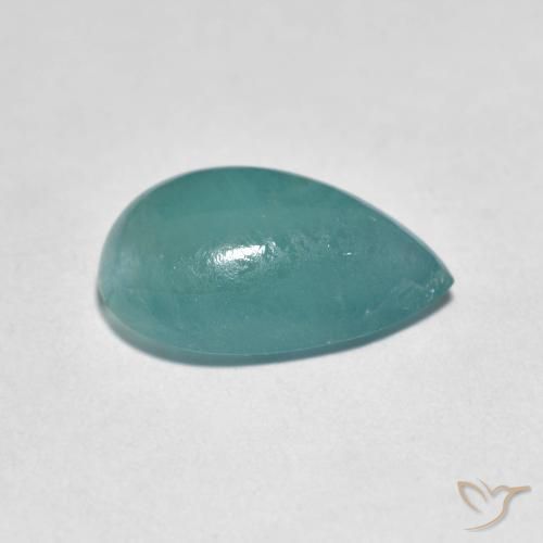 Grandidierite Gemstone in 12.4 x 8.5 mm Size for Sale, Grandidierite Stone in Blue Green Color