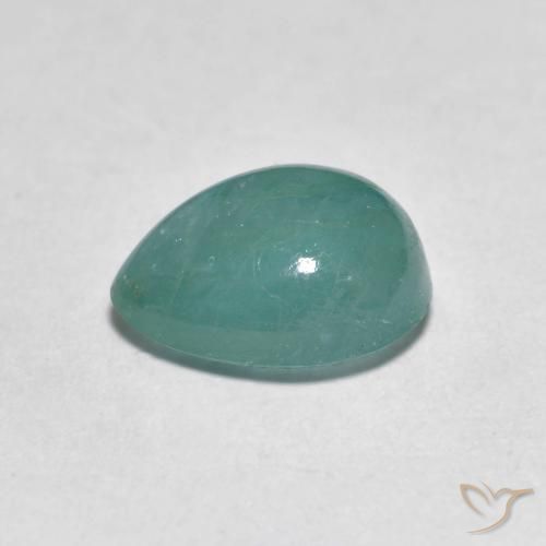 Grandidierite Gemstone in 9 x 7 mm (calibrated) Size for Sale, Grandidierite Stone in Bluish Green Color