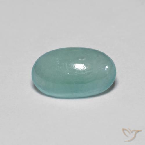 1.07 ct Blue Green Grandidierite, 8.5 x 5.1 mm Oval Cut From Madagascar, Photo A