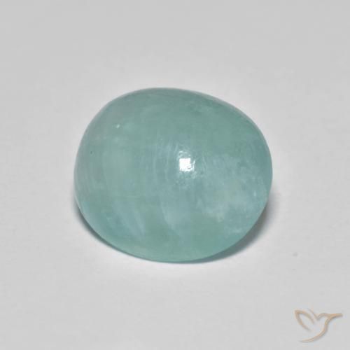 2.53 ct Turquoise Grandidierite Stone, Natural Grandidierite in Oval Cabochon Shape for Sale