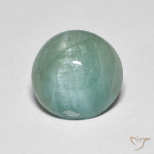 2,68 ct blaugrüner Grandidierit, 8,6 mm Rundschliff aus Madagaskar, Photo A