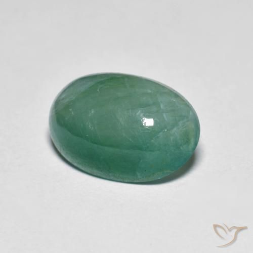 2.86 ct Turquoise Grandidierite Stone, Natural Grandidierite in Oval Cabochon Shape for Sale