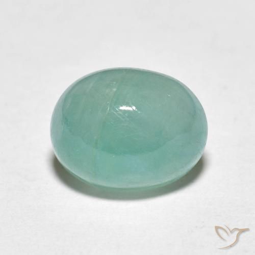 3.11ct Natural Light Bluish Green Grandidierite, Oval, Translucent