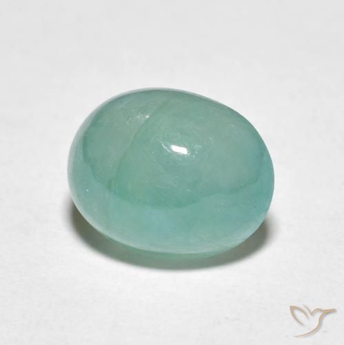 3.11 ct Turquoise Grandidierite Stone, Natural Grandidierite in Oval Cabochon Shape for Sale