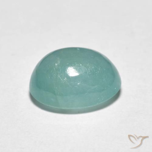 Grandidierite Gemstone in 10 x 8 mm (calibrated) Size for Sale, Grandidierite Stone in Light Bluish Green Color
