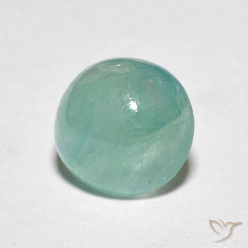 2.00 ct Turquoise Grandidierite Stone, Natural Grandidierite in Round Cabochon Shape for Sale