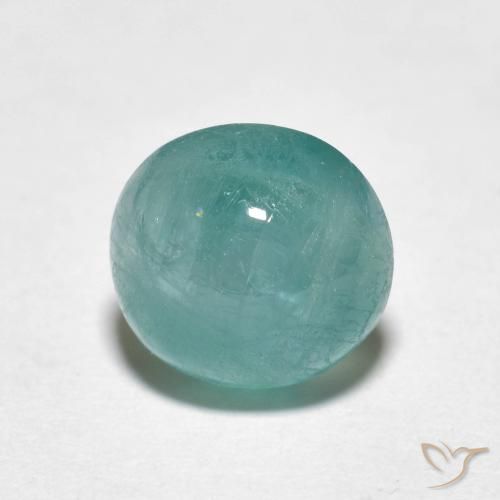 2.43ct Natural Greenish Blue Grandidierite, Round, Translucent