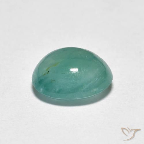 Grandidierite Gemstone in 9.1 x 7.5 mm Size for Sale, Grandidierite Stone in Greenish Blue Color