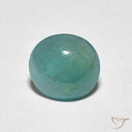 1.09ct Natural Medium Green Blue Grandidierite, Oval, Translucent