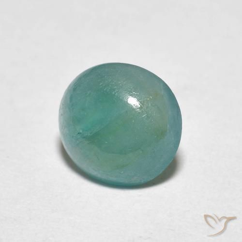 1.09 ct Turquoise Grandidierite Stone, Natural Grandidierite in Oval Cabochon Shape for Sale