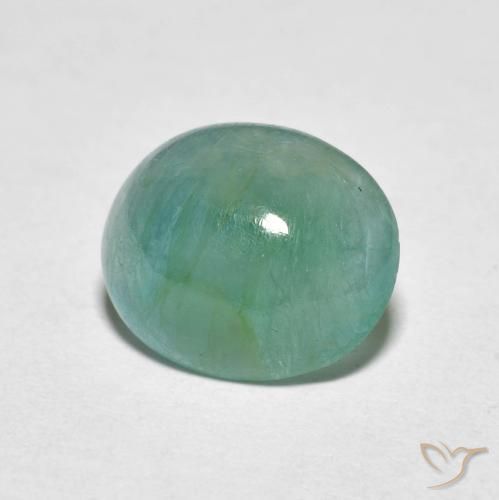 2.98 ct Turquoise Grandidierite Stone, Natural Grandidierite in Oval Cabochon Shape for Sale