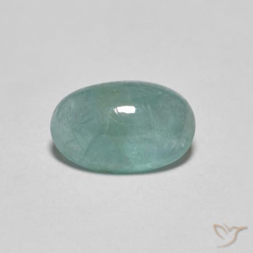 1 ct Blue Green Grandidierite, 8.1 x 5.2 mm Oval Cut From Madagascar, Photo A