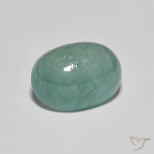 2.98 ct Turquoise Grandidierite Stone, Natural Grandidierite in Oval Cabochon Shape for Sale