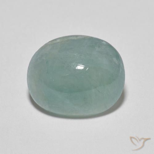 4.21ct Natural Green-Blue Grandidierite, Oval, Translucent