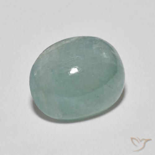 4.21 ct Turquoise Grandidierite Stone, Natural Grandidierite in Oval Cabochon Shape for Sale