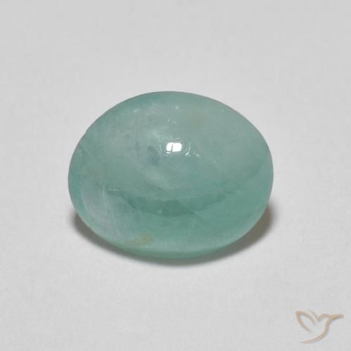 1.69 ct Blue Green Grandidierite, 8.6 x 7.2 mm Oval Cut From Madagascar, Photo A