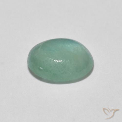 Grandidierite Gemstone in 8.1 x 6.6 mm Size for Sale, Grandidierite Stone in Green-Blue Color