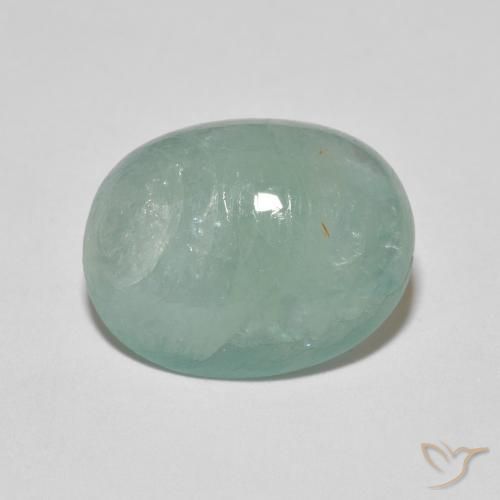 6.72ct Natural Pale Greenish Blue Grandidierite, Oval, Translucent