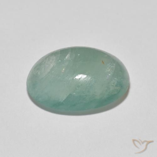 Grandidierite Gemstone in 14 x 10 mm (calibrated) Size for Sale, Grandidierite Stone in Pale Greenish Blue Color