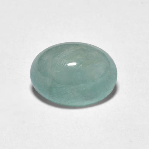Grandidierita Cabujón Óvalo de 1,93 ct de Madagascar, Dimensión 8,9 x 6,6mm, Claridad Translúcido, Piedra preciosa natural No tratado, 1 pieza de Grandidierita en color Verde azulado claro, Dureza Mohs de 7 - 7.5 Adecuado para joyas de uso diario, Photo A