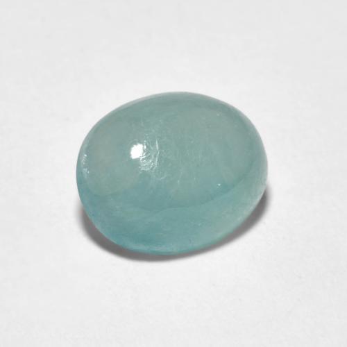 1.96 ct Turquoise Grandidierite Stone, Natural Grandidierite in Oval Cabochon Shape for Sale