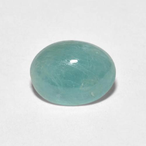 Сине-зеленый Грандидьерит Камень - 1.6ct Овал Кабошон (ID: 614739)