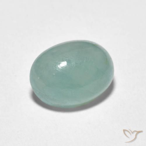 2.10 ct Turquoise Grandidierite Stone, Natural Grandidierite in Oval Cabochon Shape for Sale