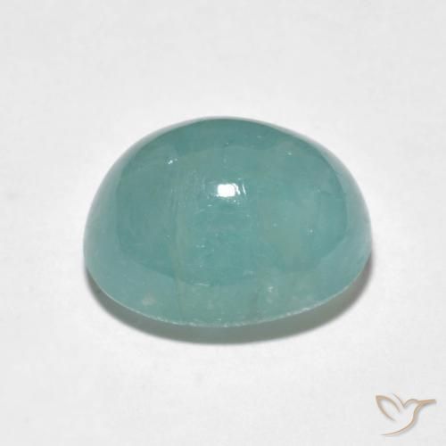 Grandidierite Gemstone in 12 x 10 mm (calibrated) Size for Sale, Grandidierite Stone in Light Bluish Green Color