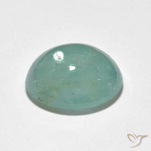 Grandidierite Gemstone in 12 x 10 mm (calibrated) Size for Sale, Grandidierite Stone in Light Bluish Green Color