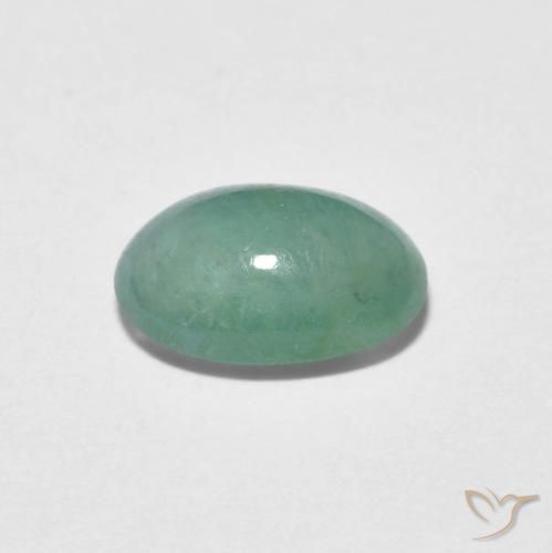 Grandidierite Gemstone in 8.5 x 6 mm Size for Sale, Grandidierite Stone in Green-Blue Color