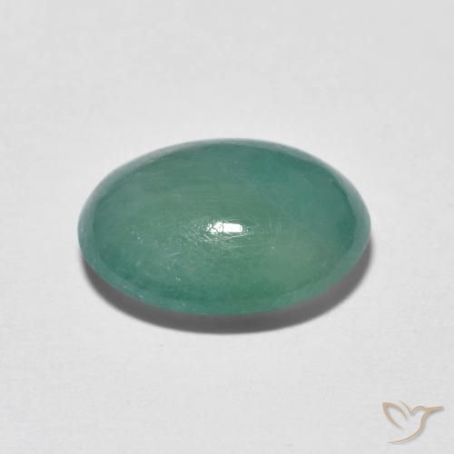 Grandidierite Gemstone in 11.5 x 9.3 mm Size for Sale, Grandidierite Stone in Greenish Blue Color
