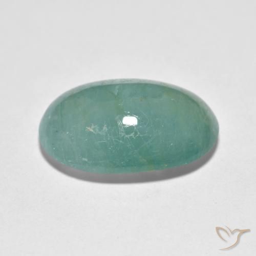 Grandidierite Gemstone in 14.8 x 10.5 mm Size for Sale, Grandidierite Stone in Bluish Green Color