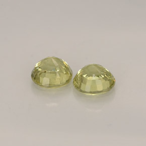 Grossularite Garnet Gemstone in 4.2 mm Size for Sale, Grossularite Garnet Stone in Lime Green Color