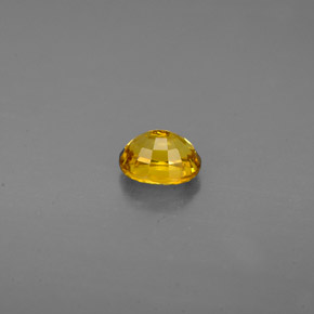Grossularite Garnet Gemstone in 5.6 x 4.6 mm Size for Sale, Grossularite Garnet Stone in Greenish Golden Color
