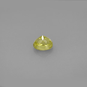 Grossularite Garnet Gemstone in 5.2 x 4.3 mm Size for Sale, Grossularite Garnet Stone in Golden Green Color