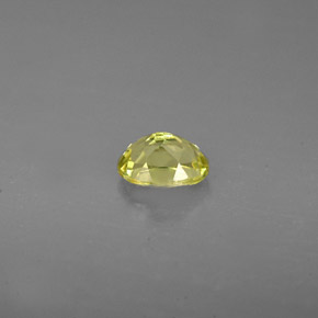 Grossularite Garnet Gemstone in 5.9 x 4.3 mm Size for Sale, Grossularite Garnet Stone in Golden Green Color